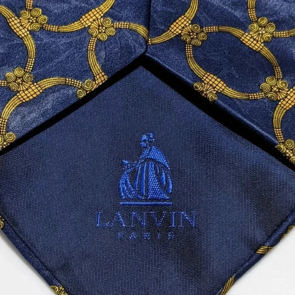 Lanvin Paris Patterned Silk - Picture 2 of 8